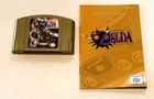 Legend of Zelda Majoras Mask Nintendo 64 N64 Cart Manual Authentic TESTED