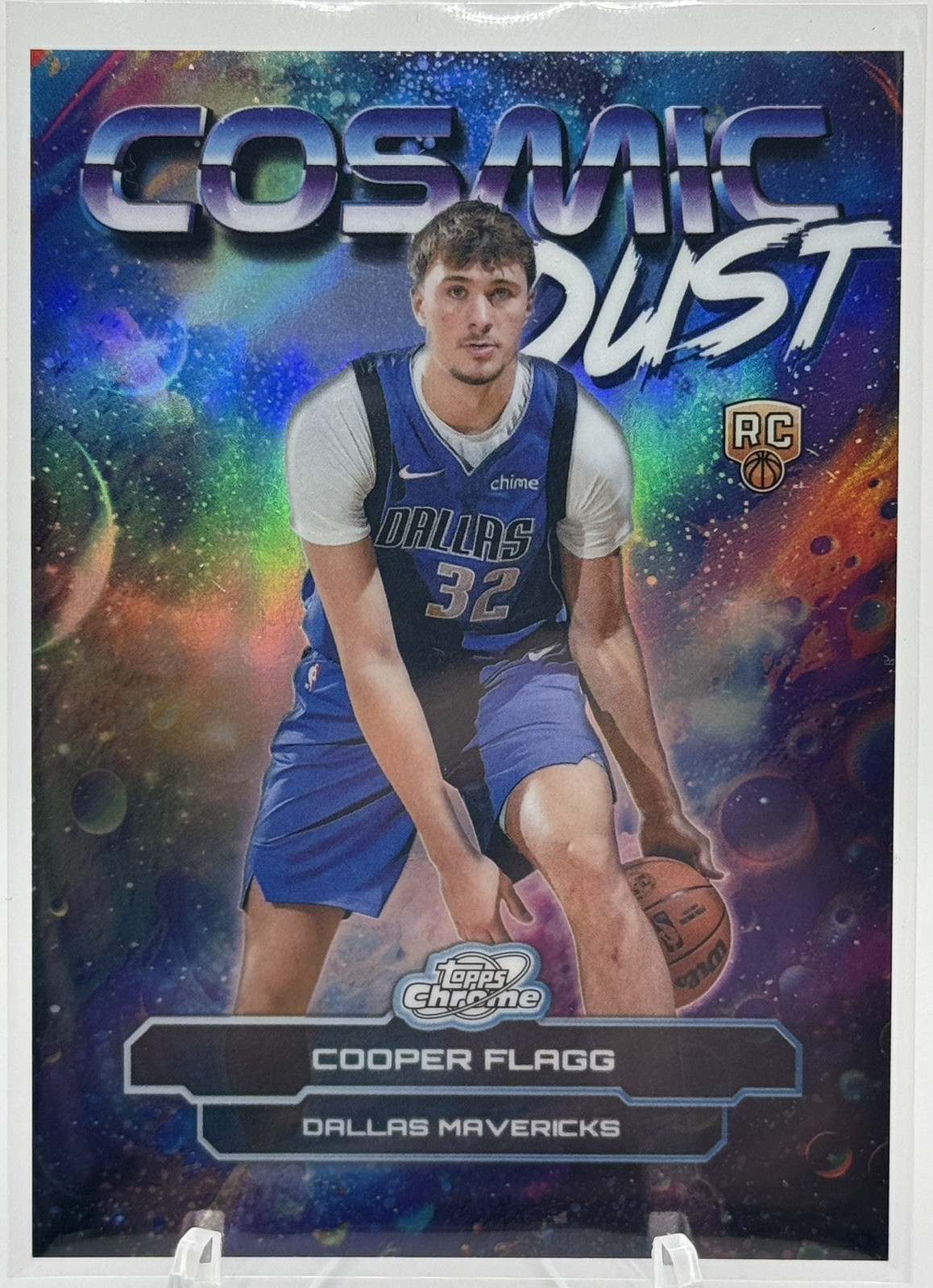 2025-26 Topps Chrome Cosmic Cooper Flagg RC Cosmic Dust SSP #CD16 Case Hit