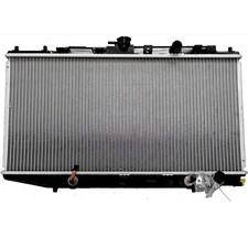 1pc Aluminum Core Radiator Cu886 For 1988-1991 Honda Civic Crx 1.5l 1.6l