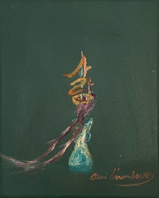 Original Oil Painting ''Love in the Vase'' 8x10'' on Canvas