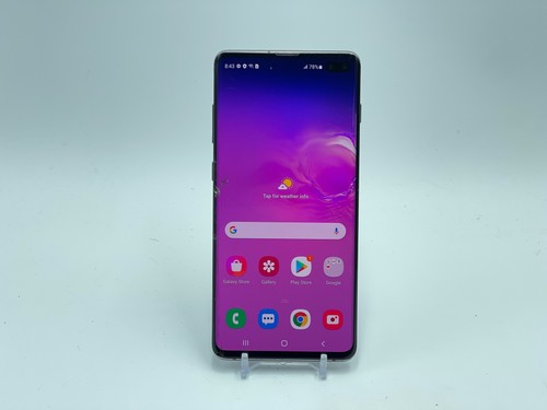 Samsung Galaxy S10+ 128GB SM-G975U (Verizon) Prism Black CrkGls (E-0128)