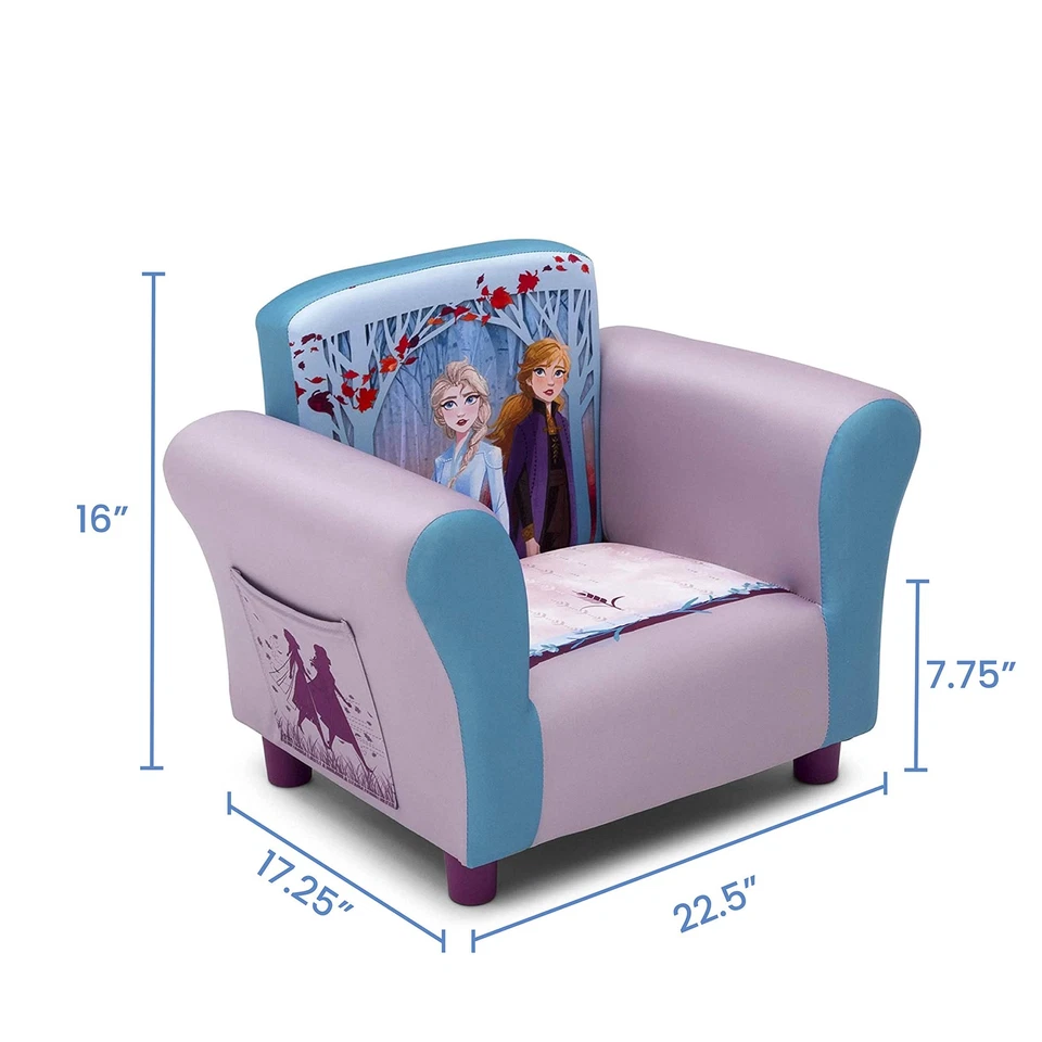 Silla tapizada Delta para niños, madera, Disney Frozen II Foto 3 de 4