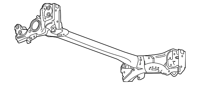 Genuine GM Rear Compound Crank Axle 42754968 Foto 2 de 3