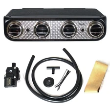 Vintage Air - Heritage Engine Turned Evap Cool Only