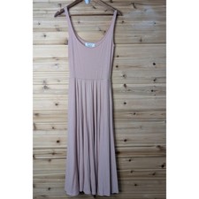 Reformation Dress Womens Small Pink Sleeveless Midi Dress Casual