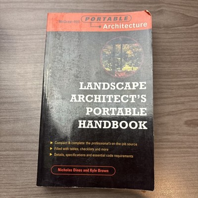 Landscape Architect's Portable - Paperback, by Dines Nicholas T.-2001