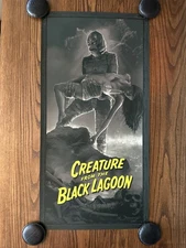 Creature from the Black Lagoon Var Mondo 18x36 Poster Juan Ramos Screen Print