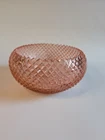 Vintage Anchor Hocking Miss America Pink Depression Glass Curved Edge Bowl