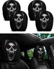 2PCS Car Headrest Covers Interior Protector Auto Vehicle Accessory Universal