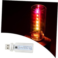Car Interior Led Light Glass Bulb USB 5V Plug in, RGB 7 Colors 7 Modes 1 Pc