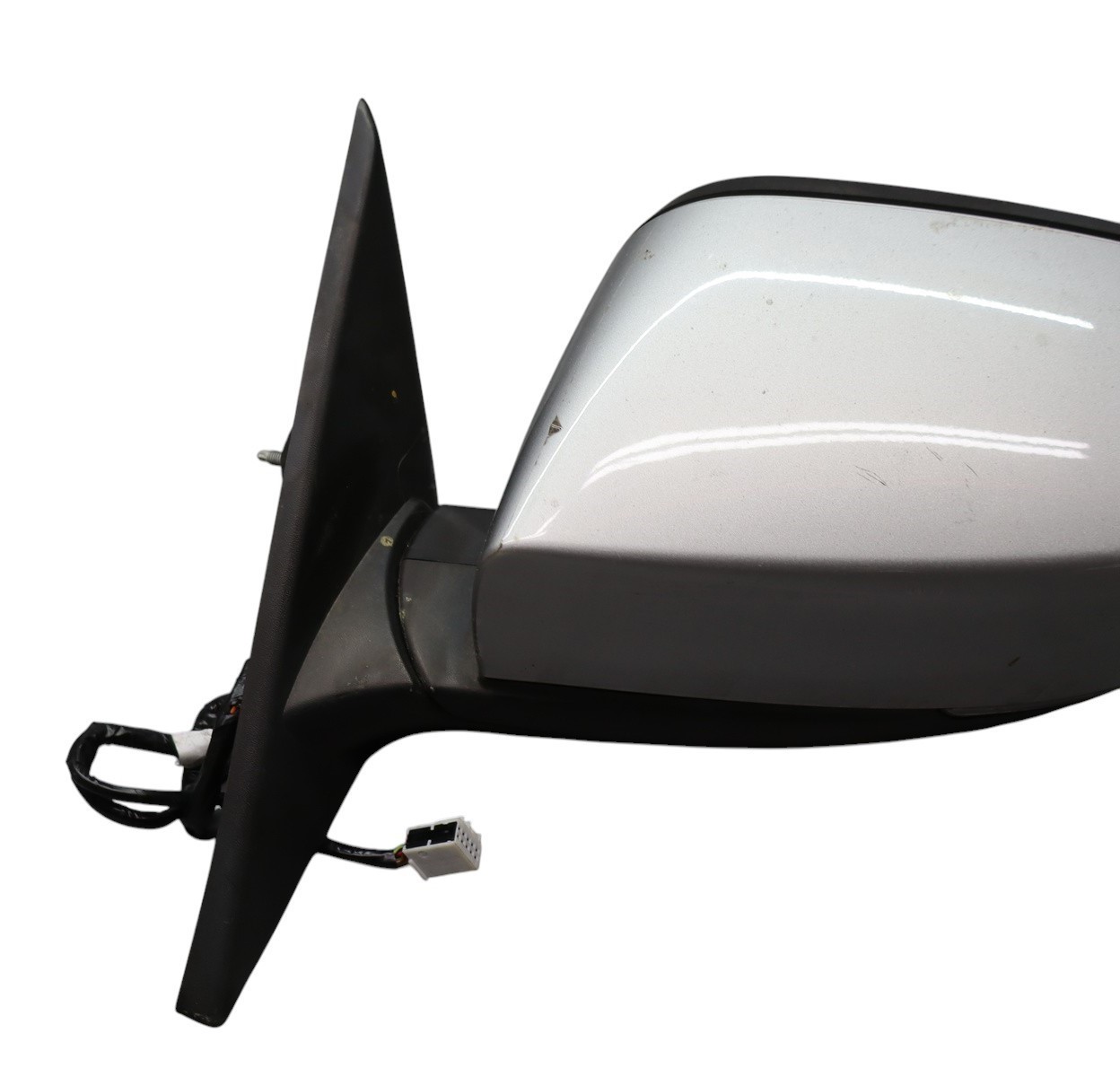 14-17 Maserati Ghibli Front Left Driver Side Mirror Rear View Silver Oem