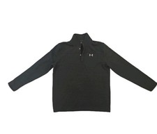 Under Armour Henley 2.0 Mens Specialist Loose Black Outdoors Pullover Zip Pocket
