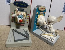 Sujetalibros Pinky and the Brain Animaniacs Time Machine Warner Bros - De colección 1996