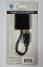 ONN HDMI to VGA Adapter Use With Laptops PCs PC Monitors Projectors Other VGA