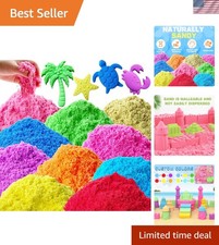 6.6 lbs of Magic Colored Sand - 10 Vibrant Sand Art Kits for Kids Creativity