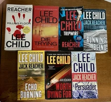 Jack Reacher Lot by Lee Chi1d First 7 Books Series Thriller PB 1 2 3 4 5 6 7