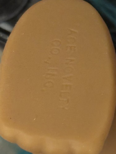 Poupée troll trésor vintage as nouveauté agua cheveux bleu sarcelle bijou yeux bleus 4-8" - Photo 3/5