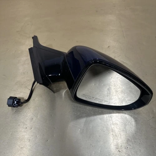 2011- 2015 Chevrolet Volt Right Driver Side Blue Door Mirror Electric Heated Oem