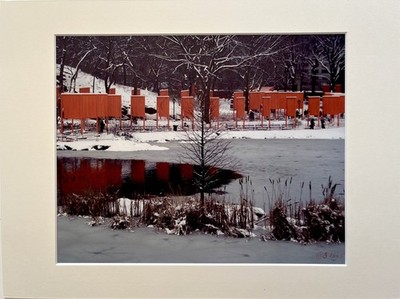 Christo u. Jeanne-Claude ''The Gates'' Central Park New York 2005 Orig. Fotografie
