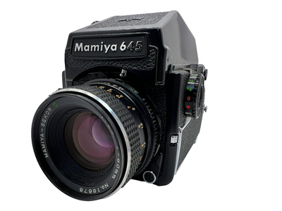 Mamiya m645 1000s 645 Camera w/ w/ Metered Prism & 80mm f2.8 Lens