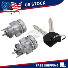 For Jeep Grand Cherokee For Dodge Durango  Door Lock Cylinder Set w/ 2 Keys