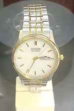 Pre Owned Gents Citizen Eco Drive Watch E101-S058031 With Day/Date Window