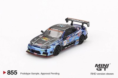 Mini GT 1/64 Nissan Silvia (S15) D-MAX #70 2023 D1 Grand Prix - MGT00855-BL