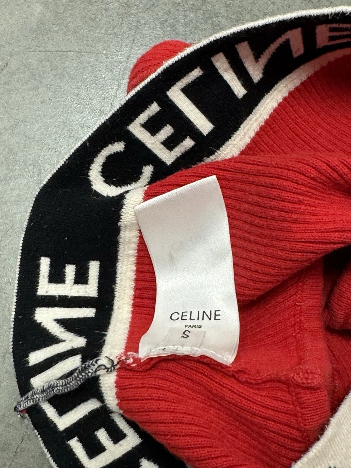 Canotta Celine donna piccola rossa reggiseno sportivo kit atletico reggiseno crop top pullover