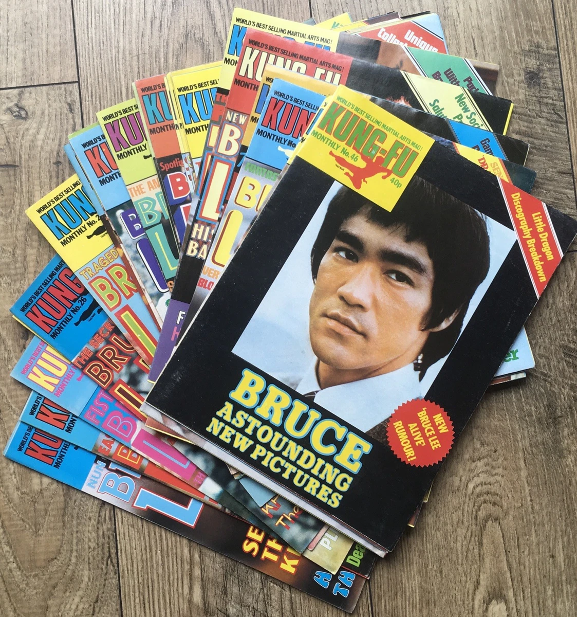 A few more Bruce Lee UK Kung-Fu Monthly poster magazines A few more Bruce Lee UK Kung-Fu Monthly poster magazines