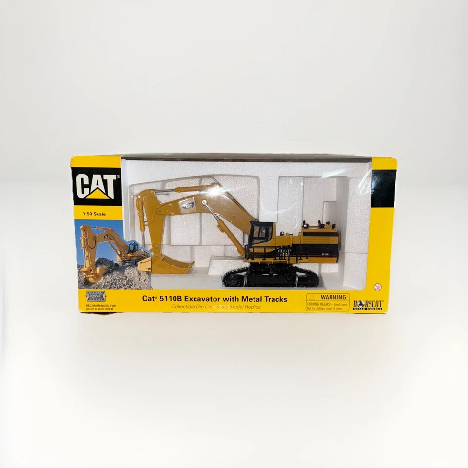 CAT 5110B Excavator with Metal Track / Norscot Collectible Model Replica Diecast - Image 2 of 4