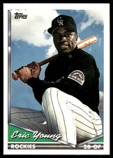 Eric Young 1994 Topps #712 Colorado Rockies MLB READ FREE SHIPPING AutographDen