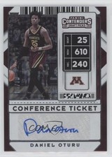 2020 Contenders Draft Picks Sticker Conference Ticket /99 Daniel Oturu Auto 0eo6