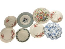 Collection Of Vintage  retro Plates, Saucers job lot