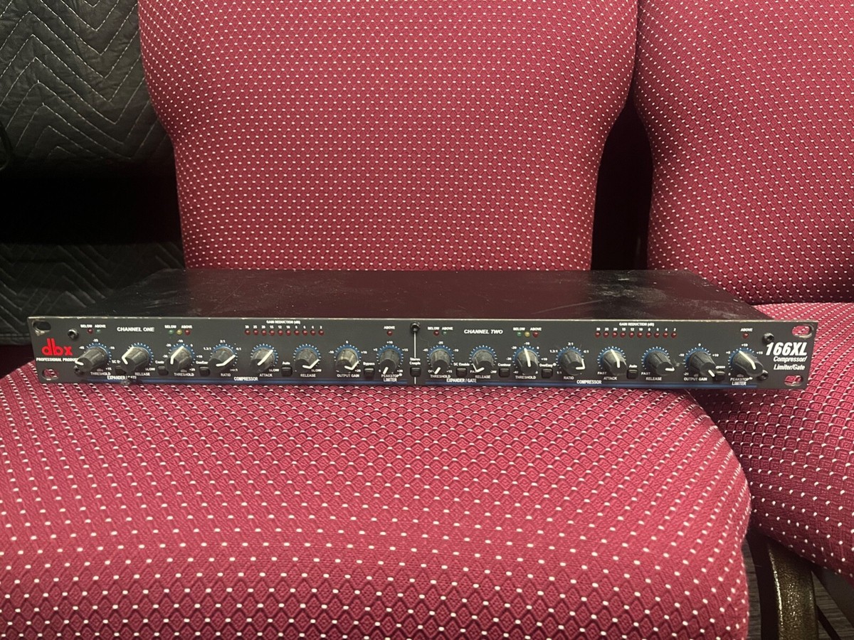 dbx 166XL Compressor/Limiter/Gate 2-Channel Rack Unit (Used) | eBay