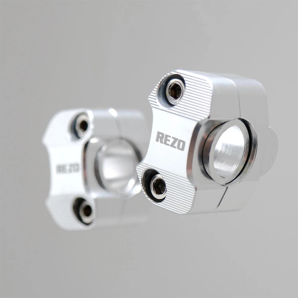 Elevadores de manillar REZO aluminio 22 mm-28,6 mm plateados para BMW F 700 GS 12-17 Foto 3 de 3