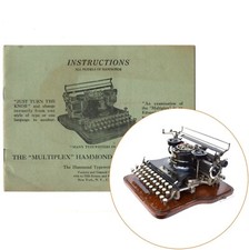 Enclosed Hammond Multiplex Instruction Manual User Repro Antique Ideal Vtg thumbnail