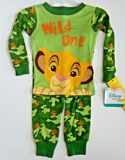 NWT Disney Boy's Size 9M Lion Guard Pajamas snug fit 2 piece NEW