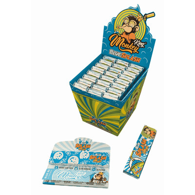 Monkey King Papers Smellpack King Size Slim +Tips | Blue Splash