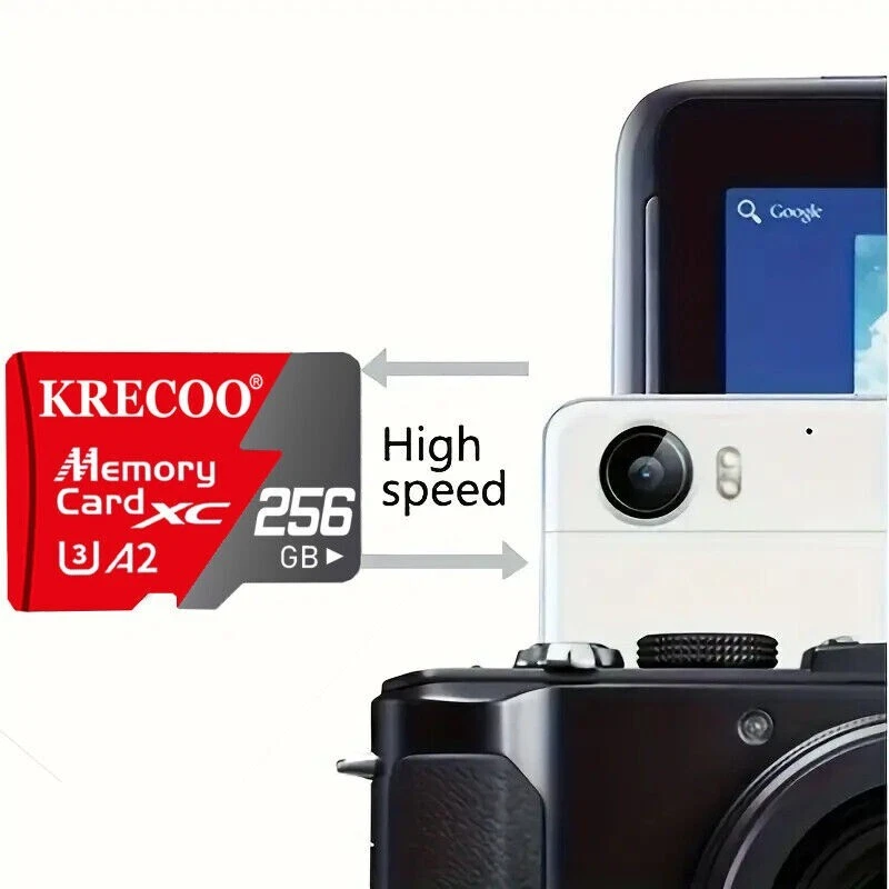 Lote de adaptador e memória de telefone SD SDXC cartão micro SD 64GB 128GB 256GB 1TB classe 10 SDHC - Imagem 4 de 4