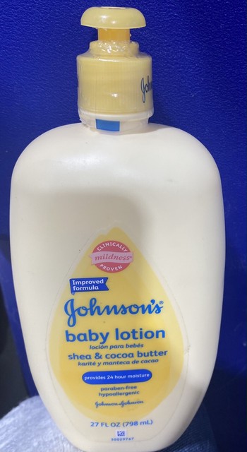 johnson's baby shea & cocoa butter lotion for sensitive skin