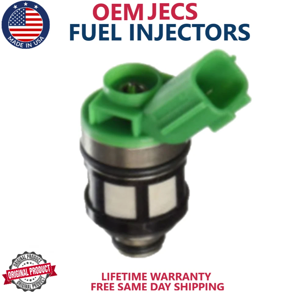 NEW x4 GENUINE JECS Fuel Injectors For 2000-2004 Nissan Xterra 2.4L I4 - Image 2 of 4
