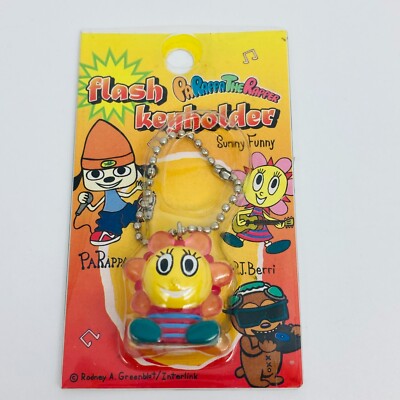 パラッパ・ザ・ラッパー ミニカー PARAPPA THE RAPPER Sunny Funny Mini Figure Flash Keychain Japan