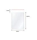 Clear Self Seal Cello OPP Cellophane Plastic Display Bags Card Gifts 75 x 125mm