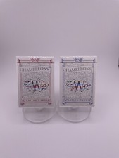 Chameleons Metallic Blue Red Playing Cards