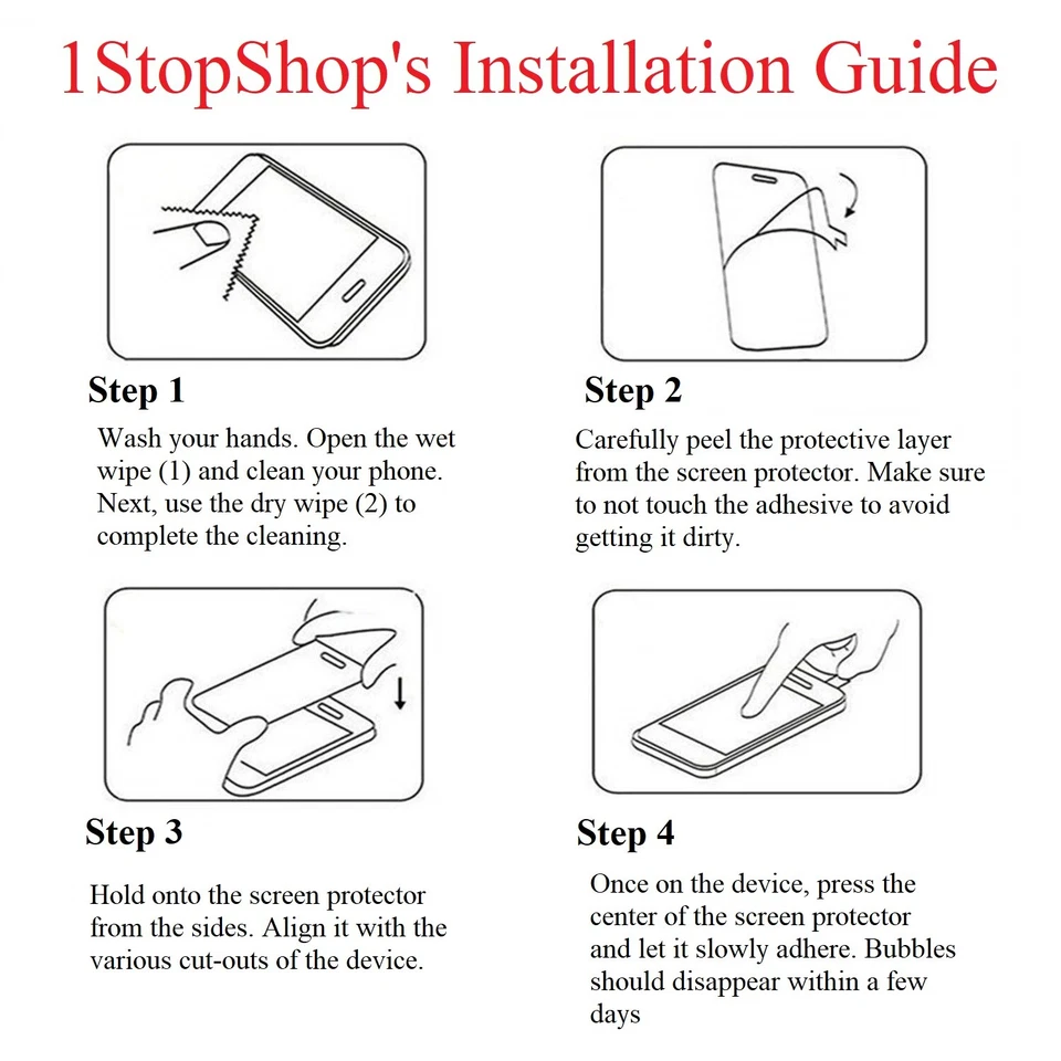 Tempered Glass Screen Protector for iPhone SE 2016 / 5/5S/5C & iPod Touch 5 6 7 - Image 4 of 4
