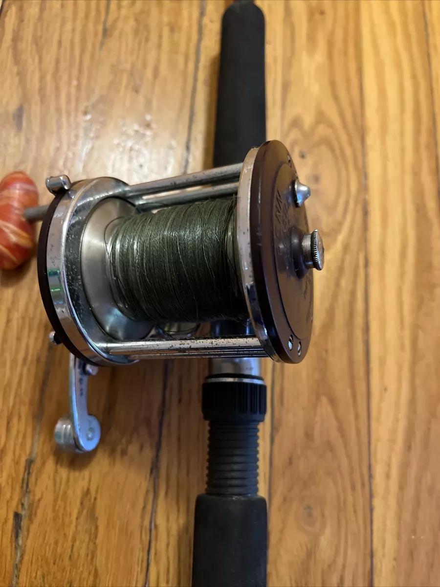 SHAKESPEARE STURDY STIK BWS 125 6' 6 M-H AND JIGMASTER 500 REEL FISHING  SET