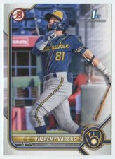 2022 Bowman Prospects #BP-144 Jheremy Vargas NM-MT Brewers 1st Bowman ID:42004