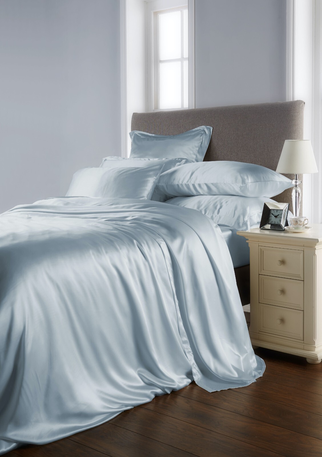 100 Luxury Mulberry Silk Duvet Cover Bedding Hypo allergenic 16