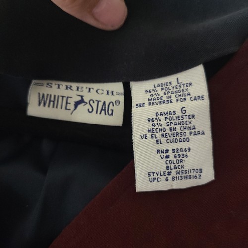 Vintage White Stag Colorblock Burgandy Purple Button Front Vest Size 6 - Picture 3 of 3