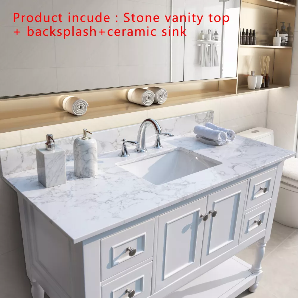43 inch bathroom vanity with sink deals